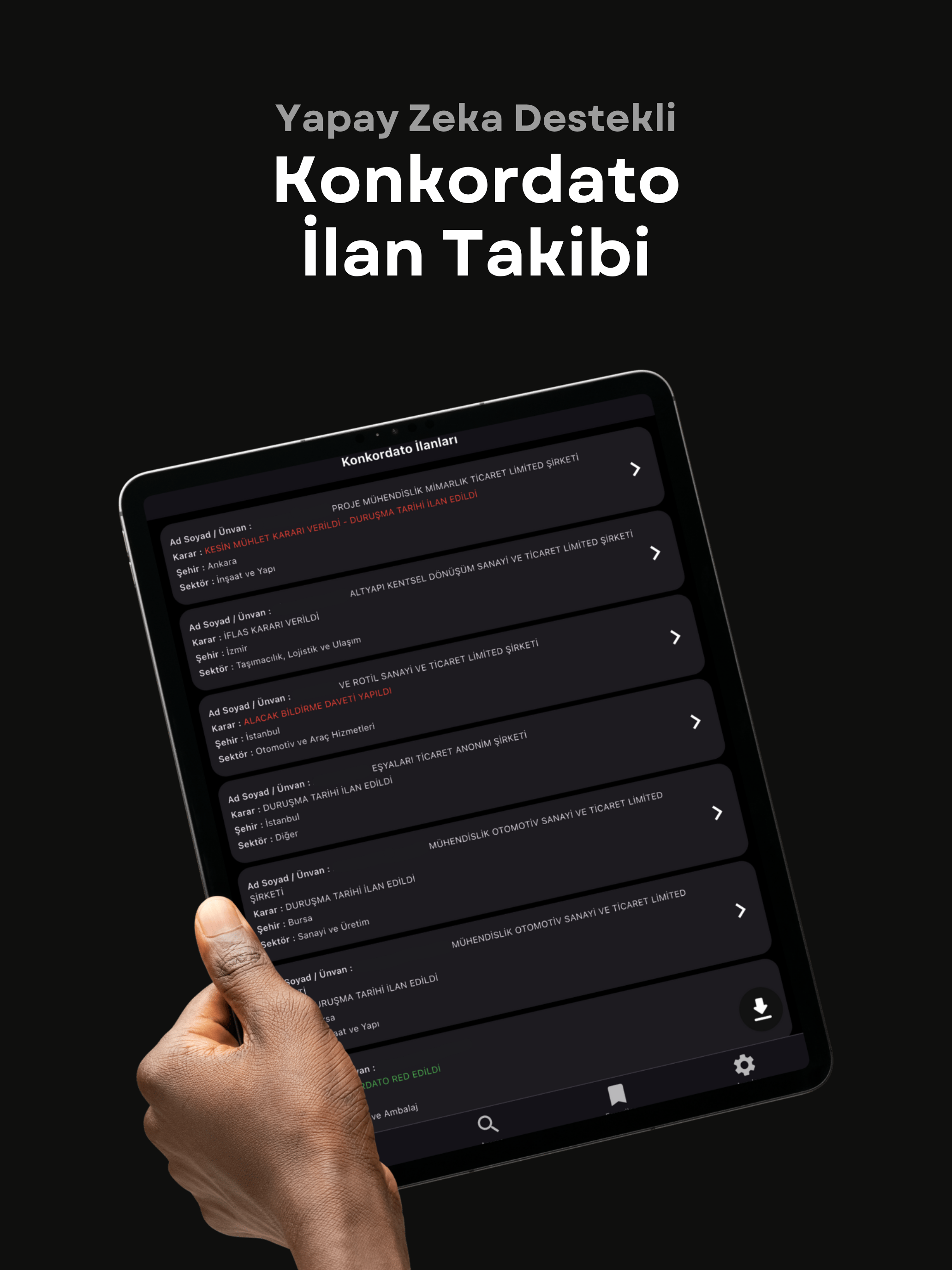 KonCep - Konkordato İlanları