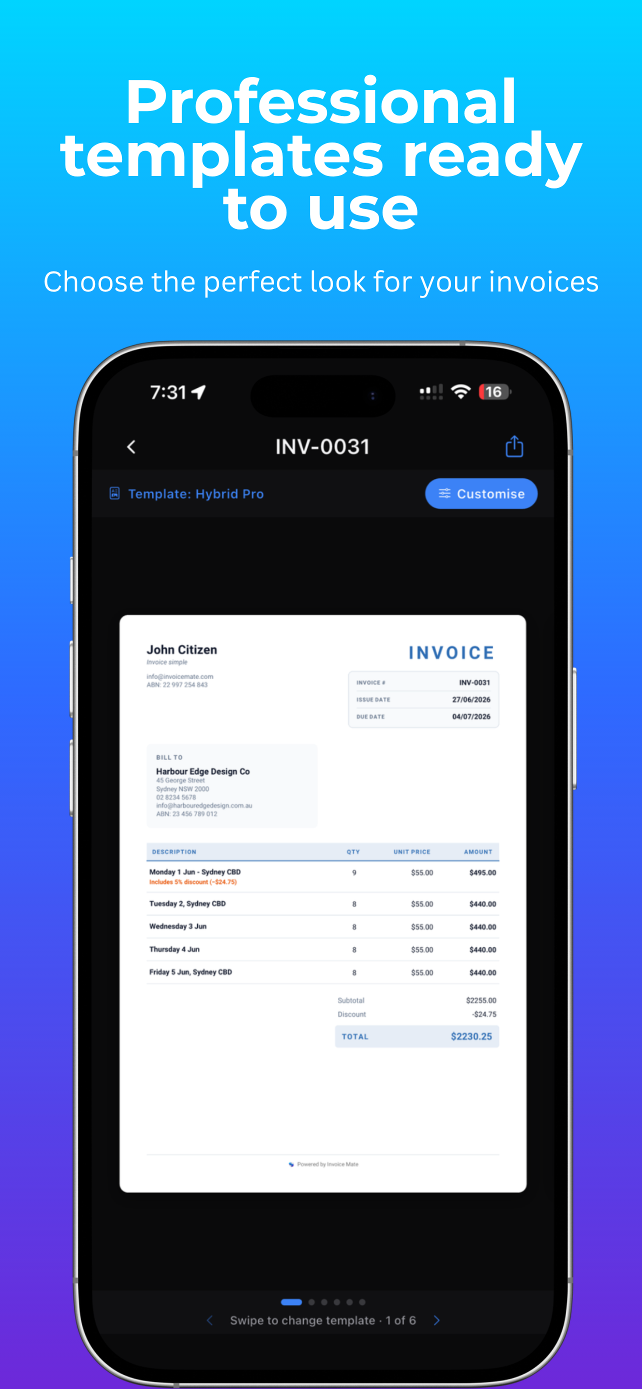 Invoice Mate - Invoice Maker screenshot 4