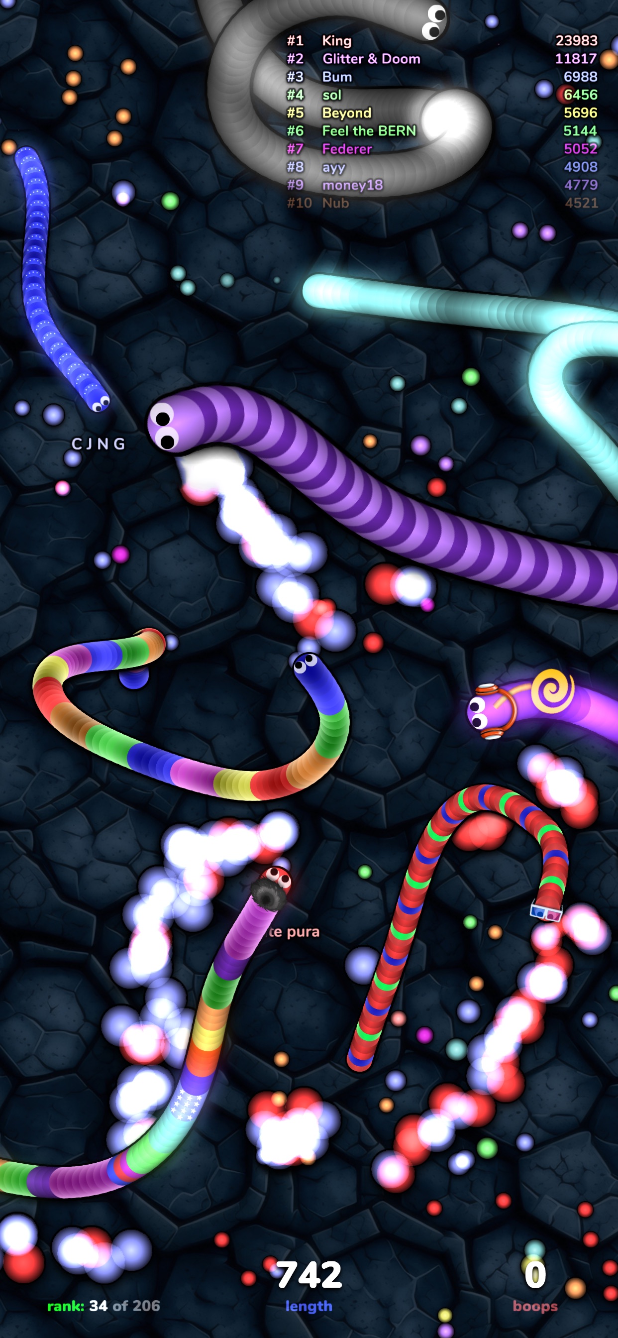 slither.io screenshot 3
