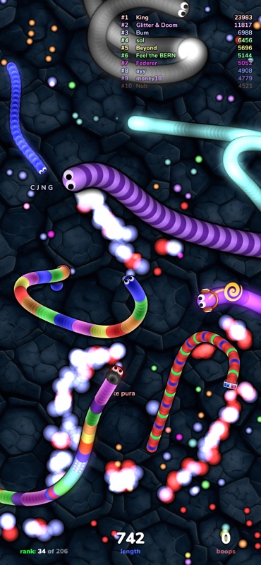 slither.io screenshot 3