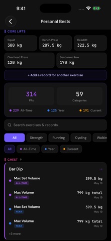 Styrki: Gym & Run Tracker Screenshot 3 of 10