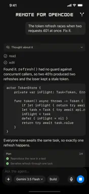 Remote for OpenCode Agents screenshot 1
