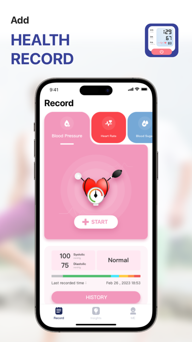 Blood Pressure Notes-reports Screenshot