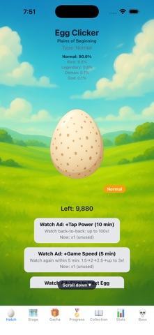 Egg Clicker: Idle Monster Tap Screenshot 1 of 3