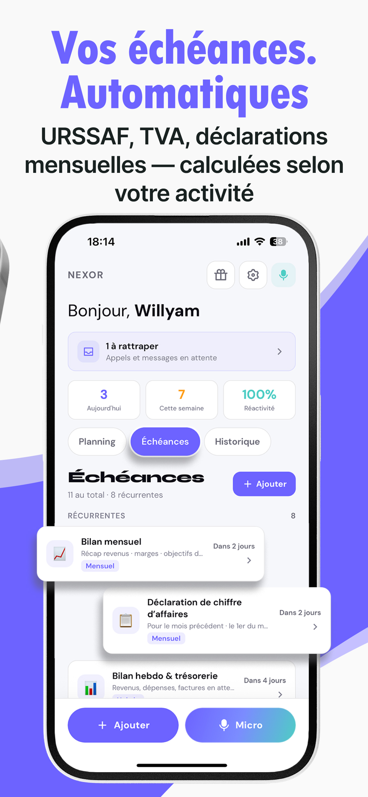 Nexor — Gérez sans oublier screenshot 3