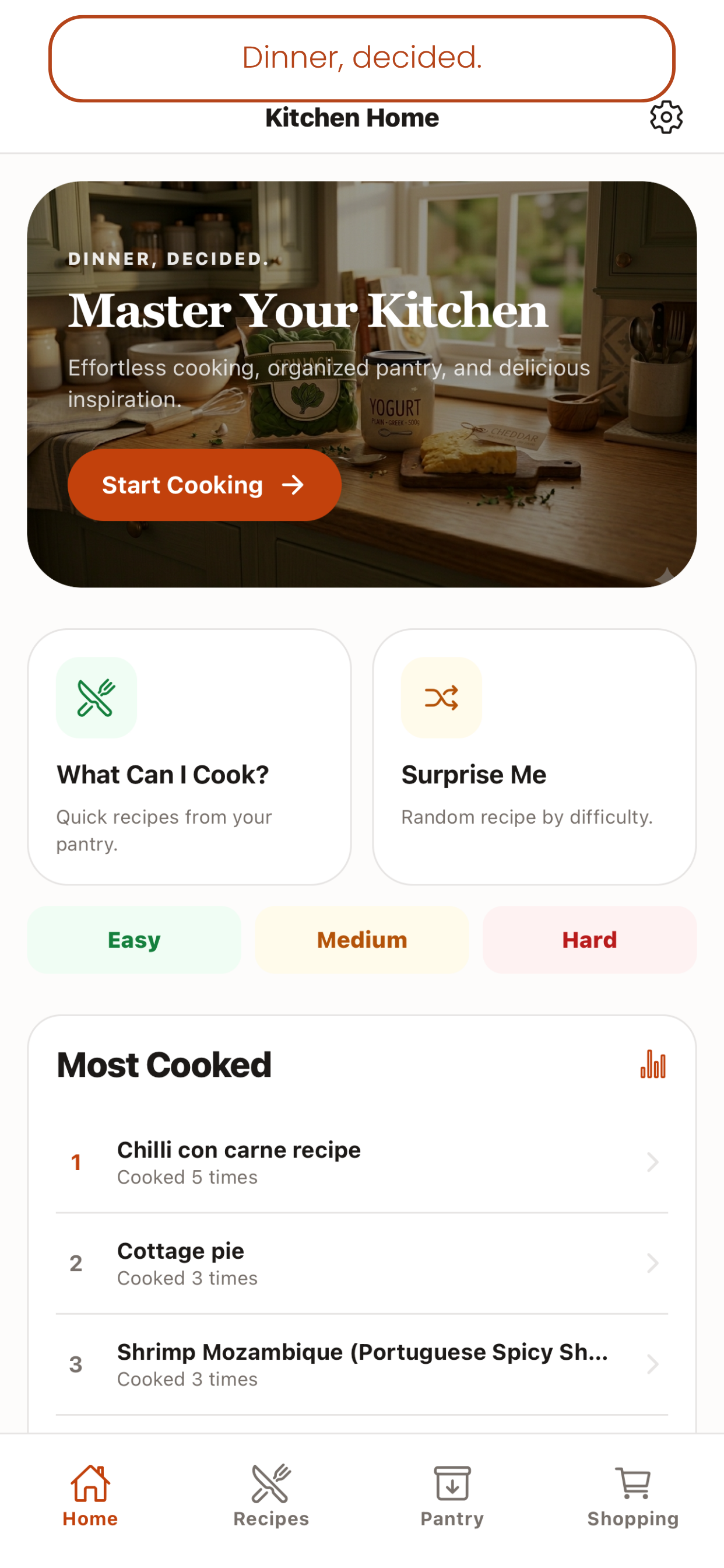 Trova: Cook What You Have screenshot 5