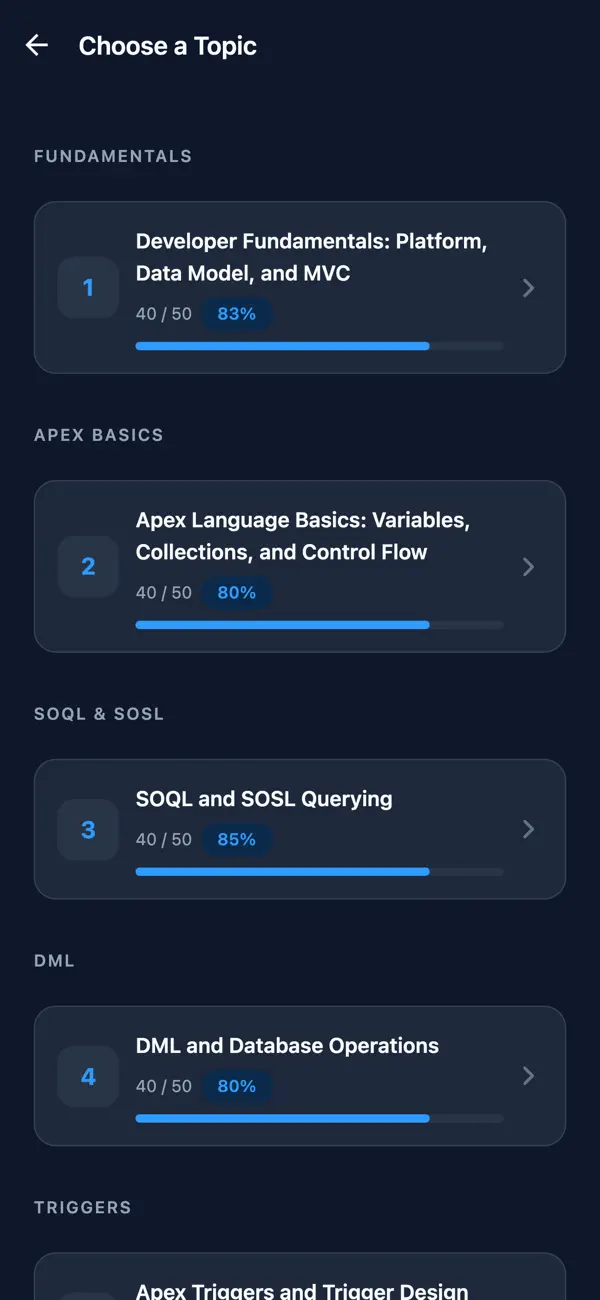 Screenshot #2 pour Platform Developer I Prep