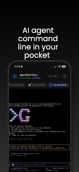 AgentShell Screenshot 1 of 4