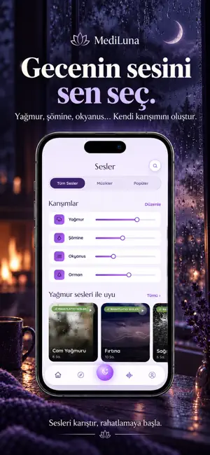 MediLuna: Uyku & Meditasyon screenshot 2