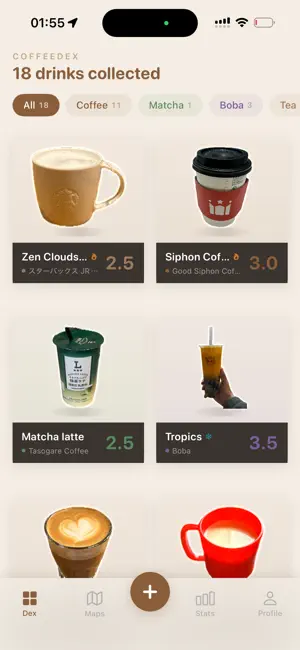 Coffeedex screenshot 3