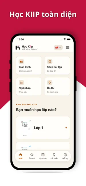 Hoc Kiip: Học & Ôn KIIP screenshot 2
