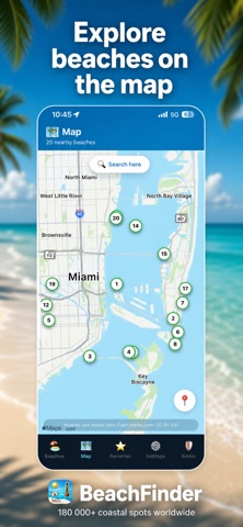 BeachFinder - Sea Temp & Wind Screenshot 7 of 10