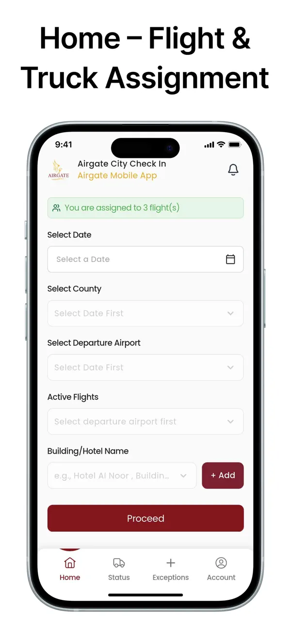 Screenshot #1 pour Airgate City Check In