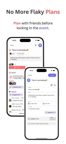 Meet'em: Availability Calendar screenshot