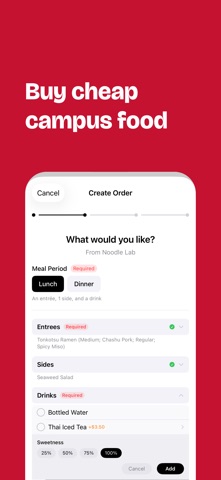 Block Market: Campus Dining screenshot