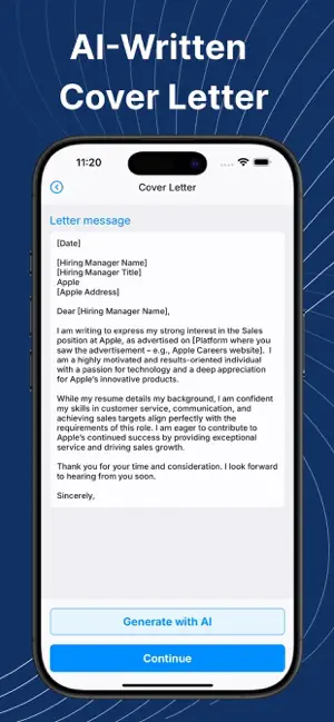 AI Resume－Cover Letter Creator screenshot 3