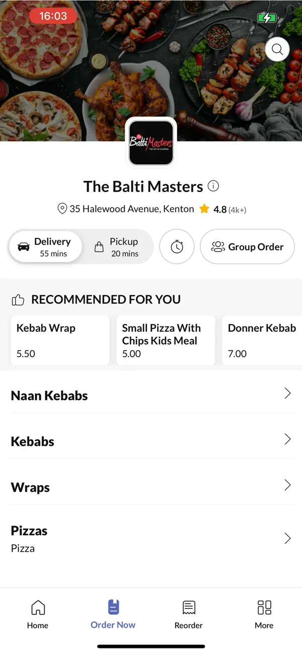 Screenshot #2 pour The Balti Masters Kenton