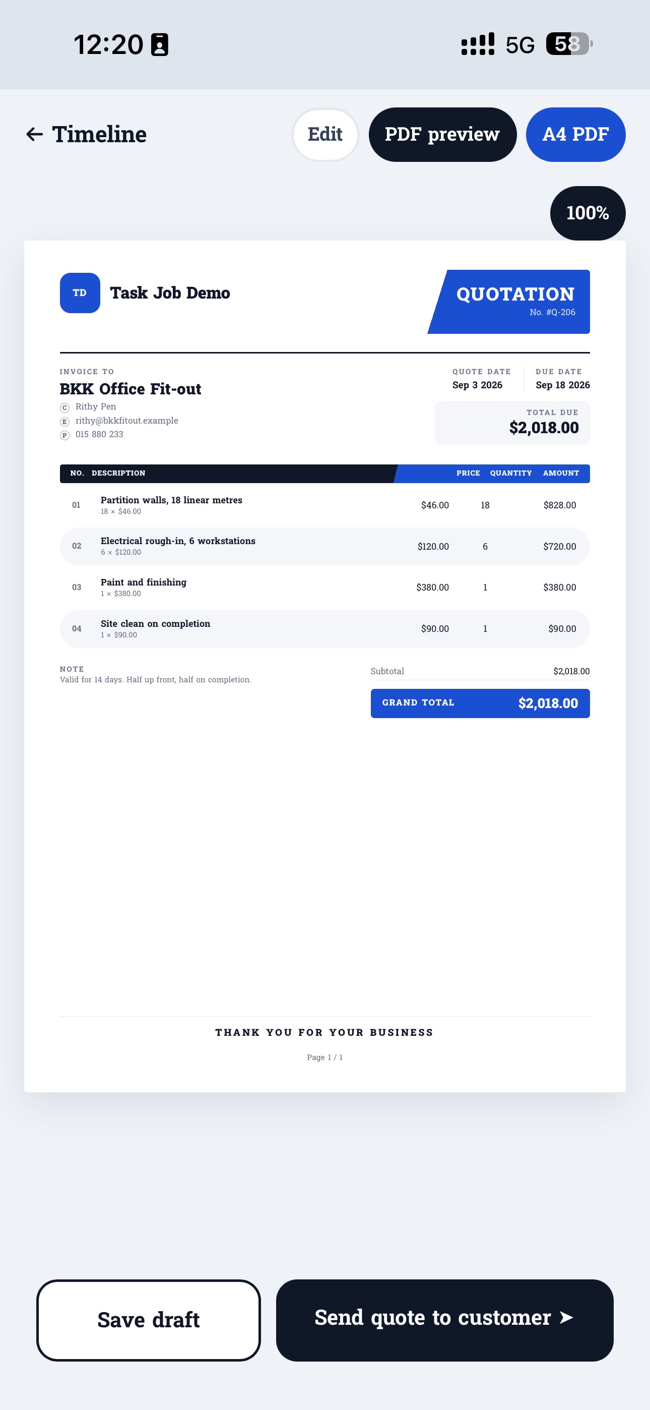 Screenshot 4 of Task Job