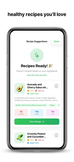 Recipe by Ingredient screenshot 2