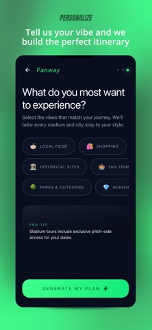 Fanway – Fan Travel screenshot
