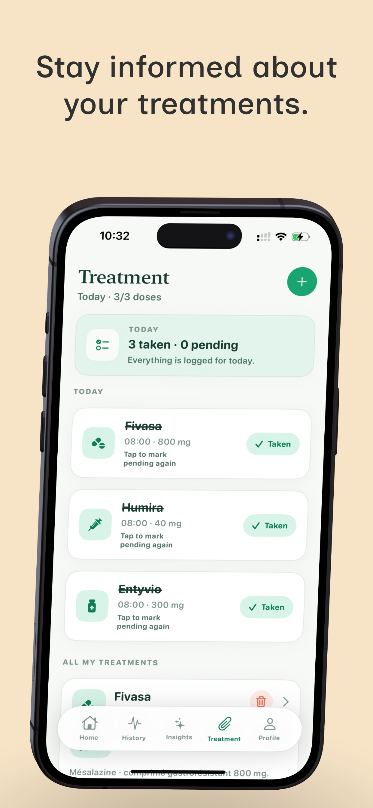 Amici - Crohn & UC Tracker