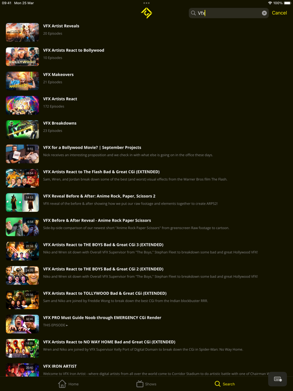 Corridor Digital iPad screenshot 10 - Entertainment app