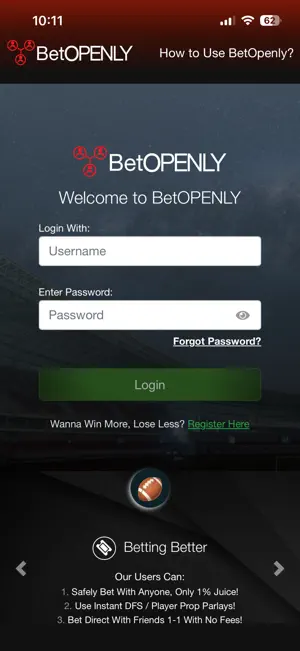 BetOPENLY screenshot 3