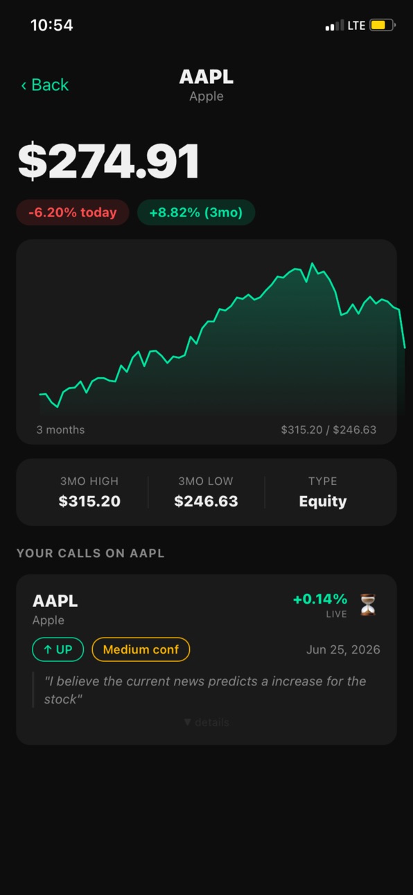 iPhone screenshot