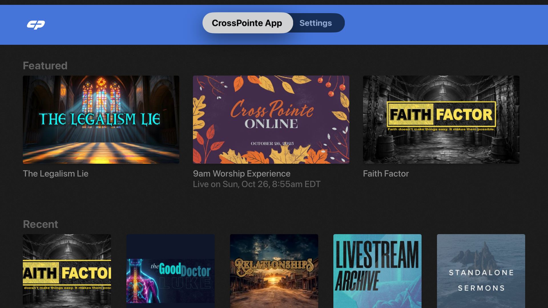 CrossPointe App