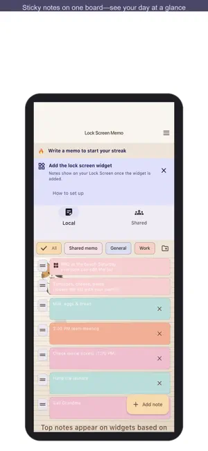 LockMemo - Simple screenshot 2