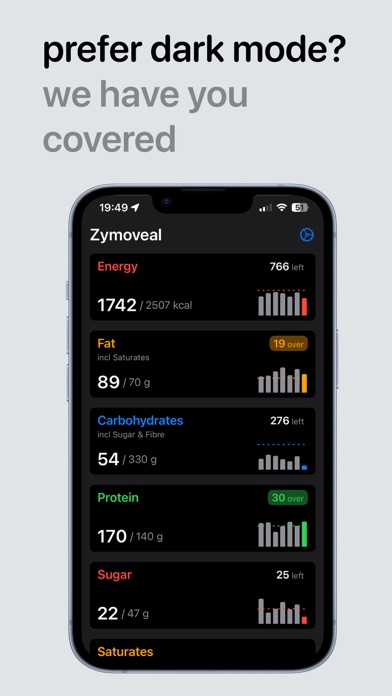 Zymoveal - Nutrition Tracker Screenshot