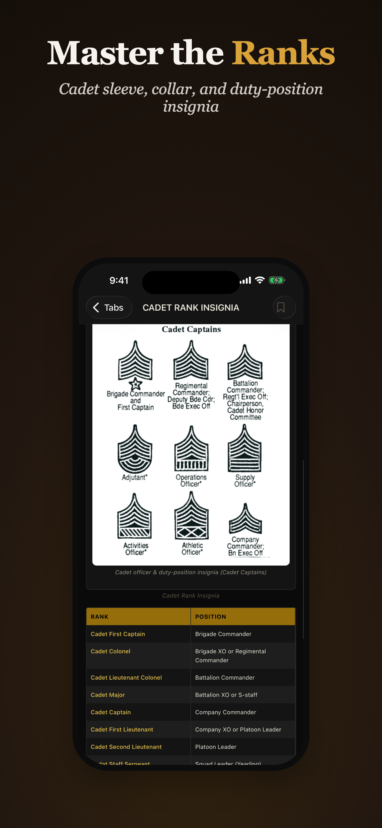 Cadet Handbook screenshot 8
