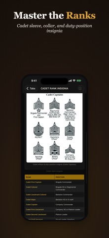 Cadet Handbook iPhone screenshot