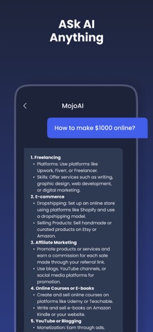 MojoAI - Text to Video screenshot