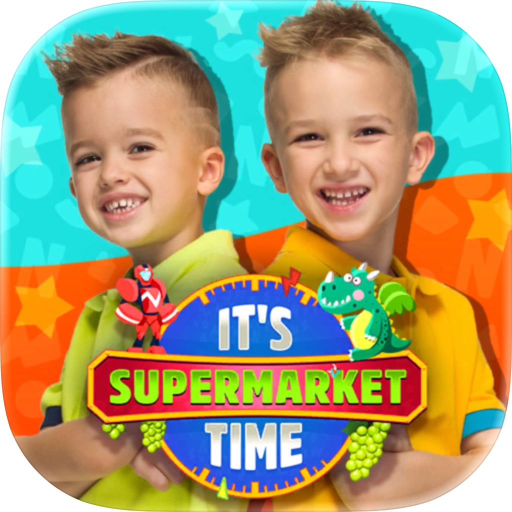 Apple App Store cover for Vlad and Niki Supermarket game