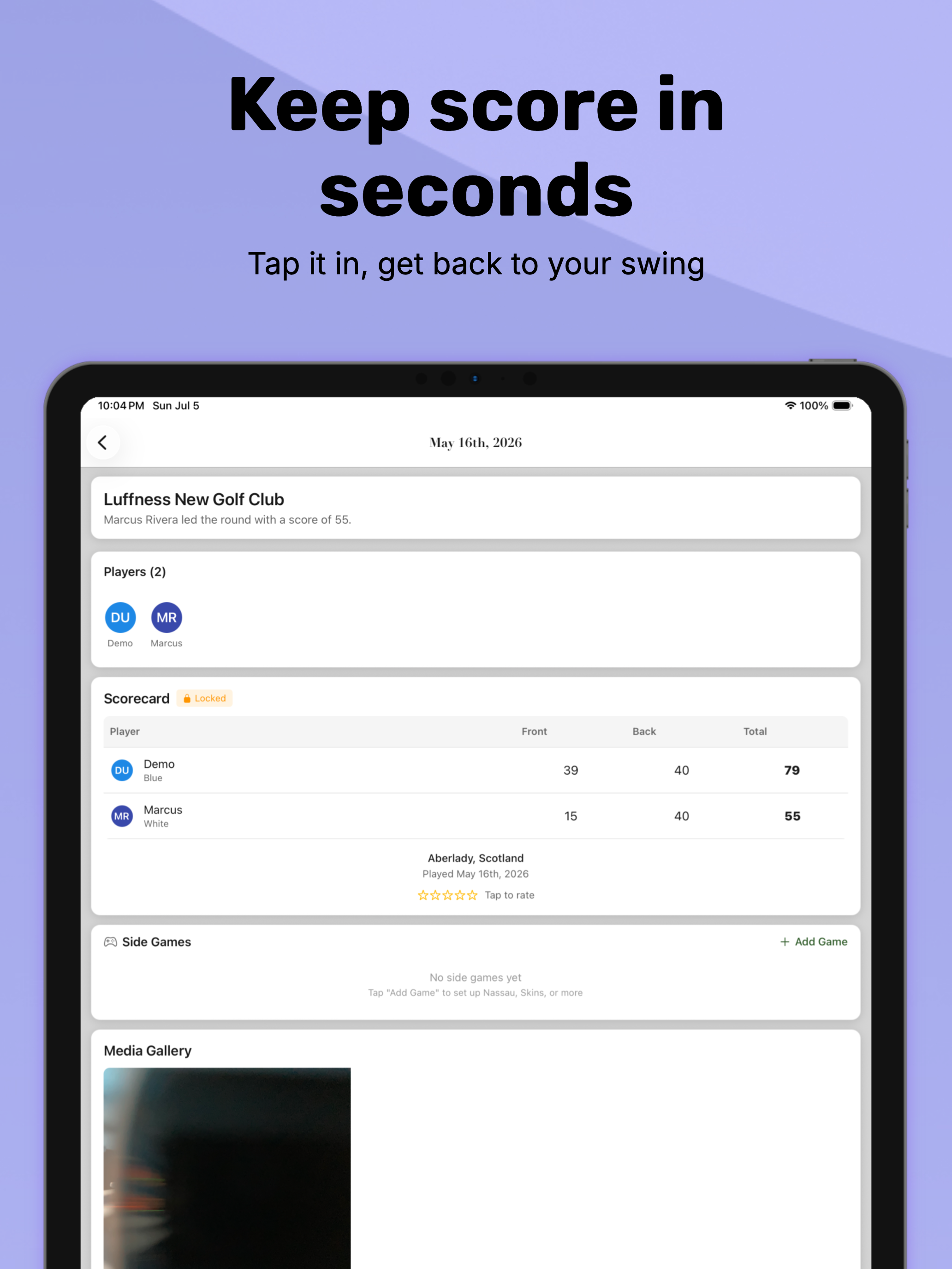 relivix: Golf Rounds & Scores screenshot 20