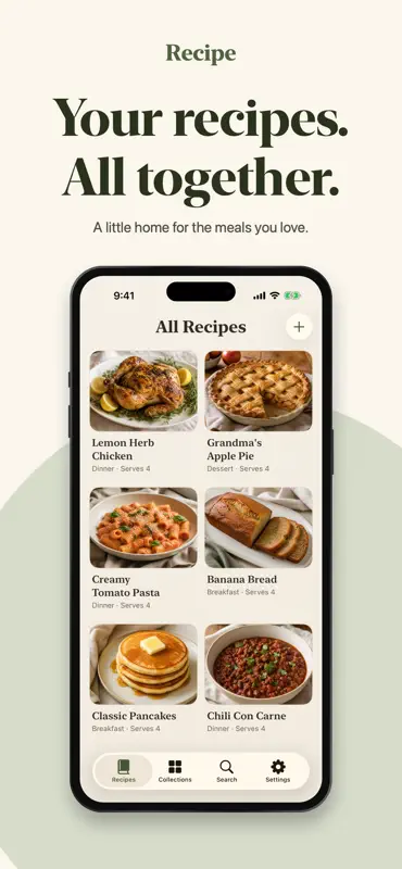 Recipe: A Personal Cookbook screenshot 1 of 4