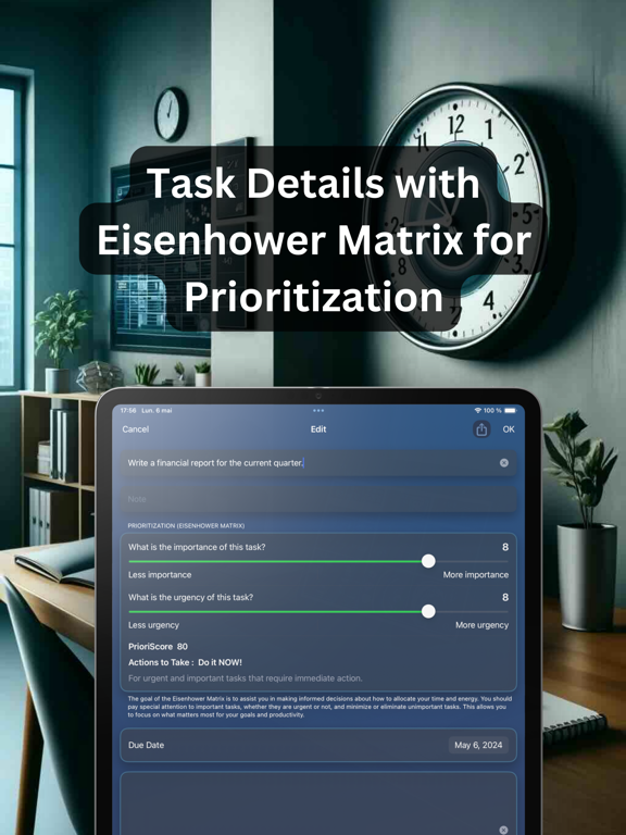 Do It Tomorrow iPad screenshot 4 - Productivity app