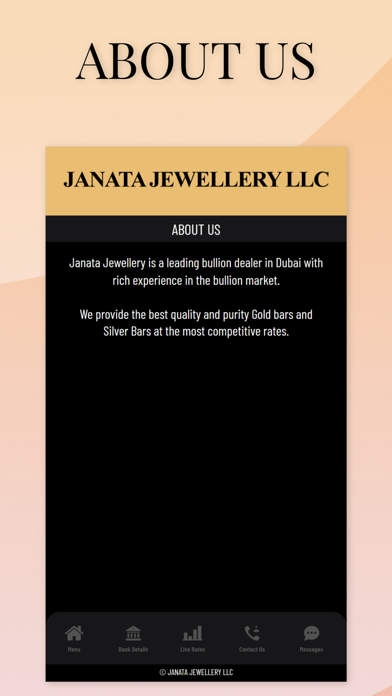 Janata Jewellery LLC Screenshot