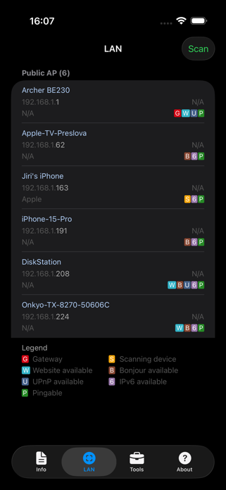 Network Analyzer: net tools Screenshot 1 of 10