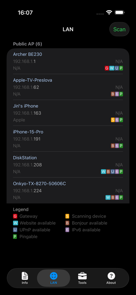 Network Analyzer: net tools screenshot 1
