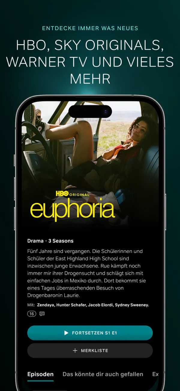 WOW iPhone App Screenshot 5 – Unterhaltung