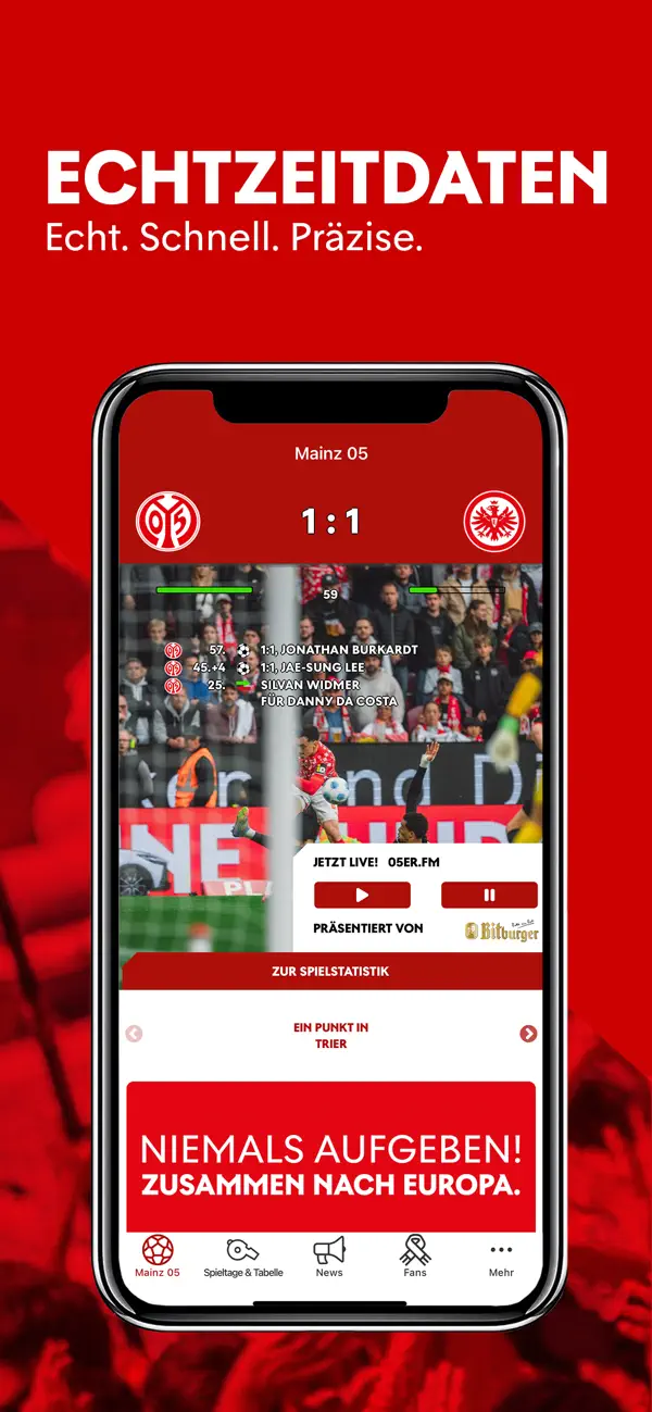 Screenshot #3 pour 1. FSV MAINZ 05 e.V.
