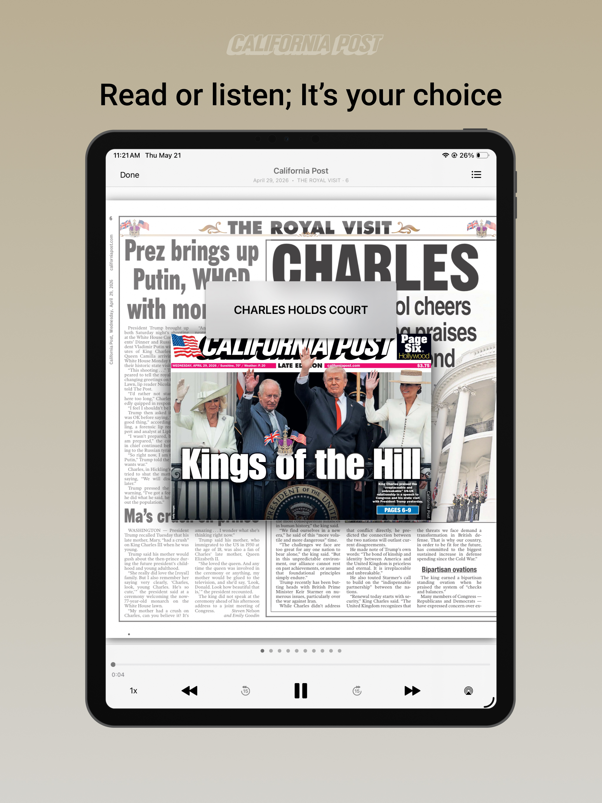 California Post for Tablet screenshot 11