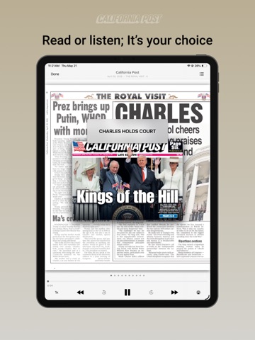 California Post for Tablet iPad screenshot