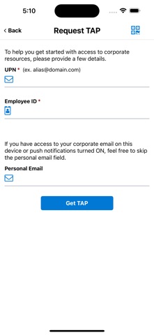 App screenshot