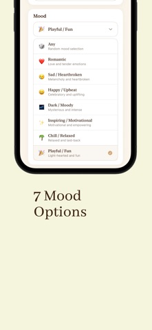 LyricLab: AI Lyric Generator iPhone screenshot