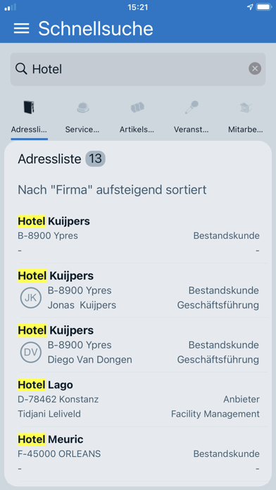 cobra CRM Screenshot
