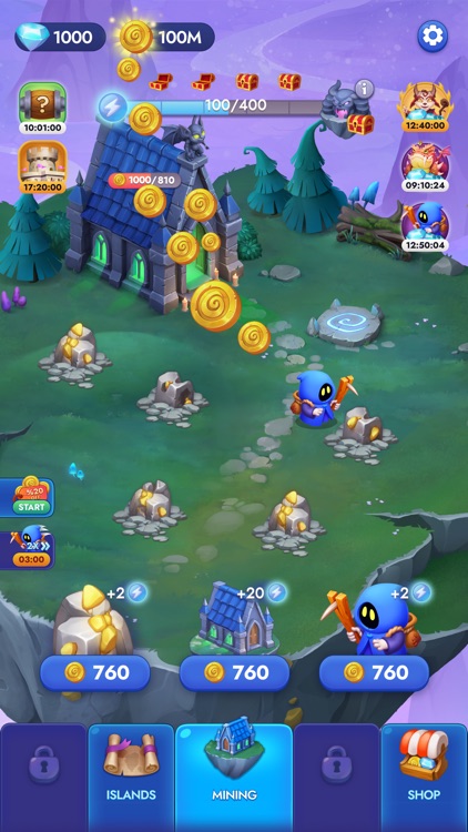 Evil Gold Miner: idle tycoon