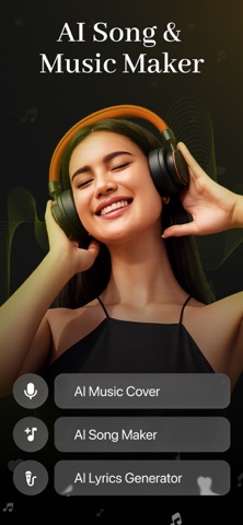 Lyriqa - AI Song & Music Maker iPhone screenshot